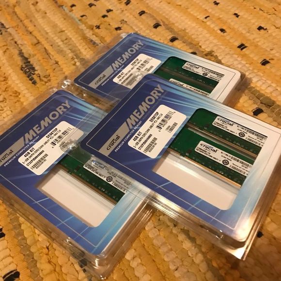 3-Packs •Crucial Memory• 4GB Kit (2GBx2) - Picture 3 of 8